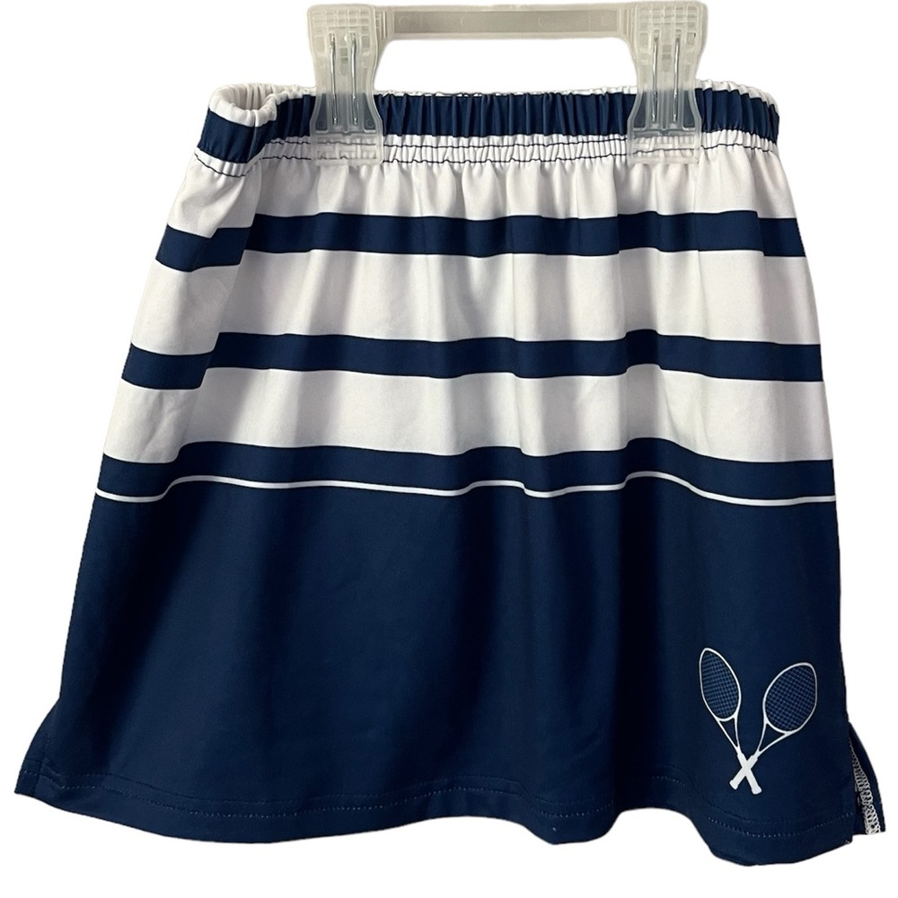 Monday’s Child / Vive La Fete Navy/White Tennis Skirt Size 5 NWT